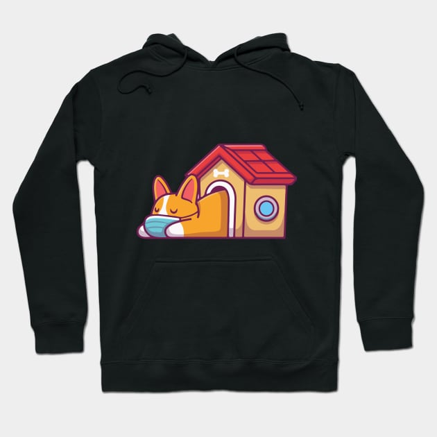 Essential Dog Corgi Good Aim Dog Hoodie by Cats Cute 